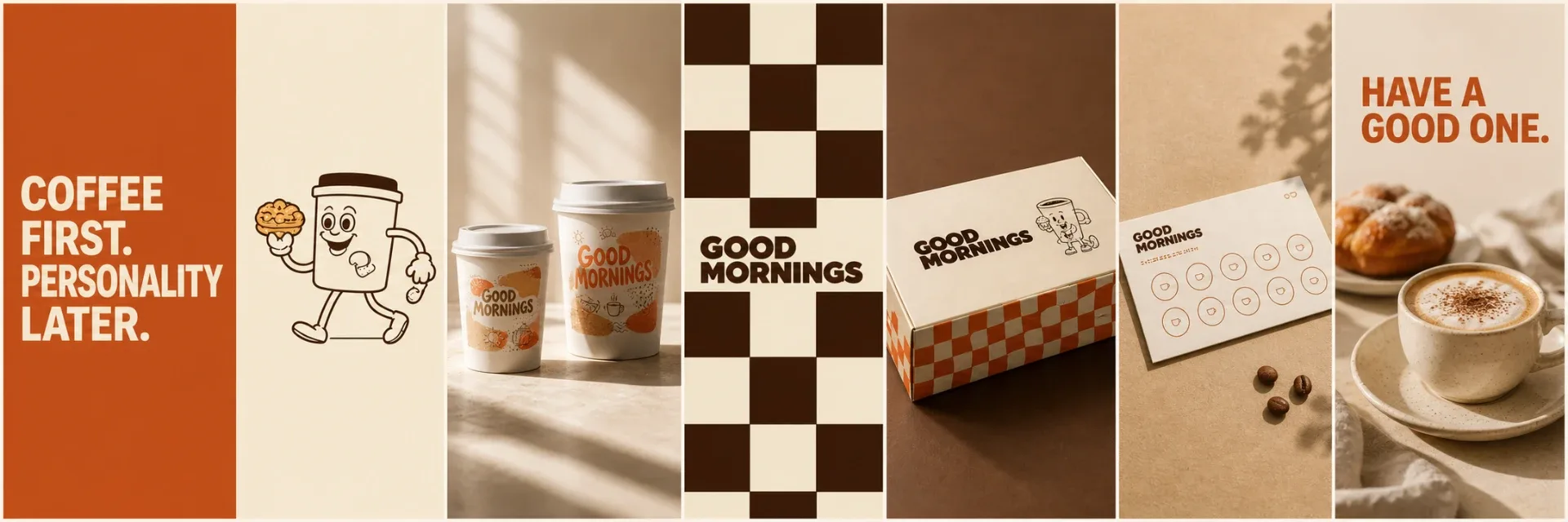 GOOD MORNINGS social media campaign grid
